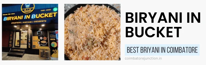 Biryani In Bucket - Take-Away Briyani in Coimbatore