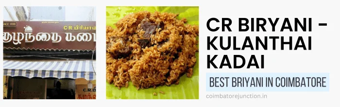 CR Biryani - Kulanthai Kadai - Budget Briyani in Coimbatore