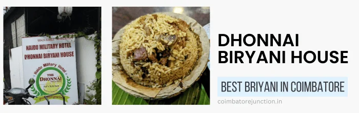 Dhonnai Biryani House – Bangalore Briyani in Coimbatore