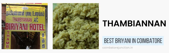 Thambiannan - Gandhipuram Briyani in Coimbatore