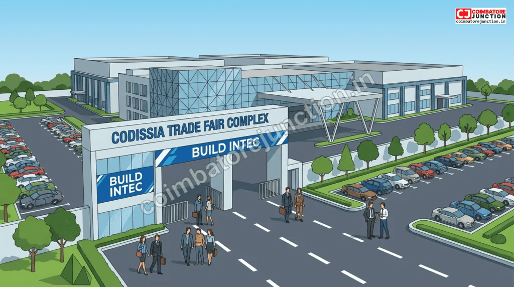 CODISSIA Trade Fair Complex entrance on Avinashi Road Coimbatore venue for Build Intec
