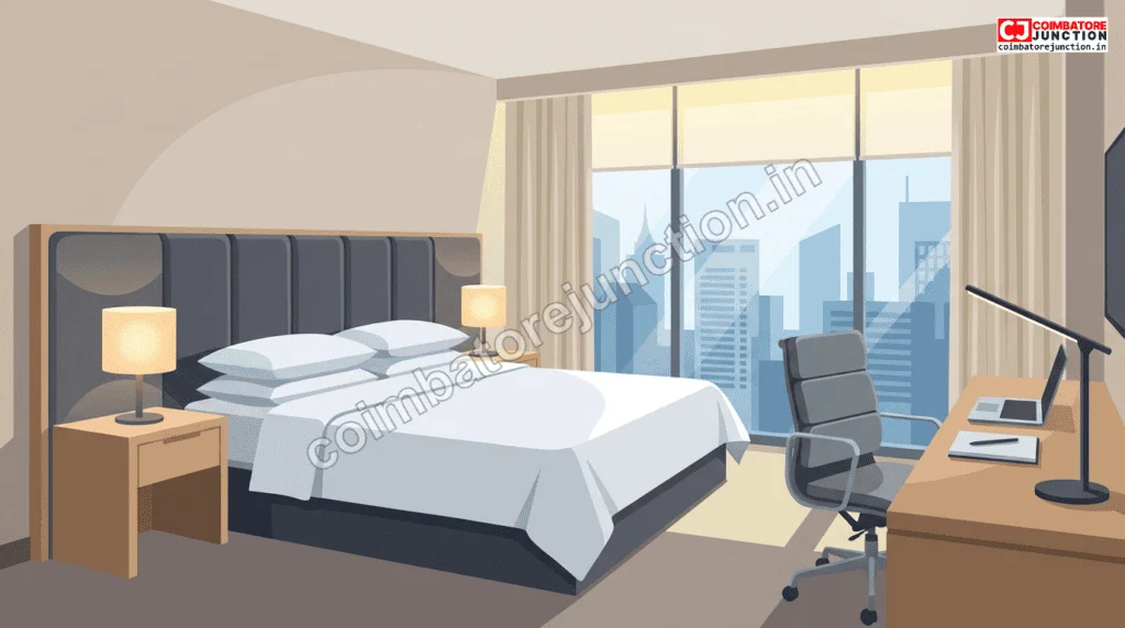  Hotel room accommodation in Coimbatore for business travelers attending the Jubilant Tamilnadu Summit
