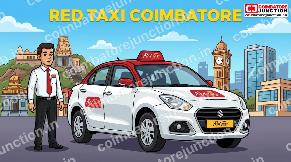 Red Taxi Coimbatore – Phone Number, Fare & Booking Guide